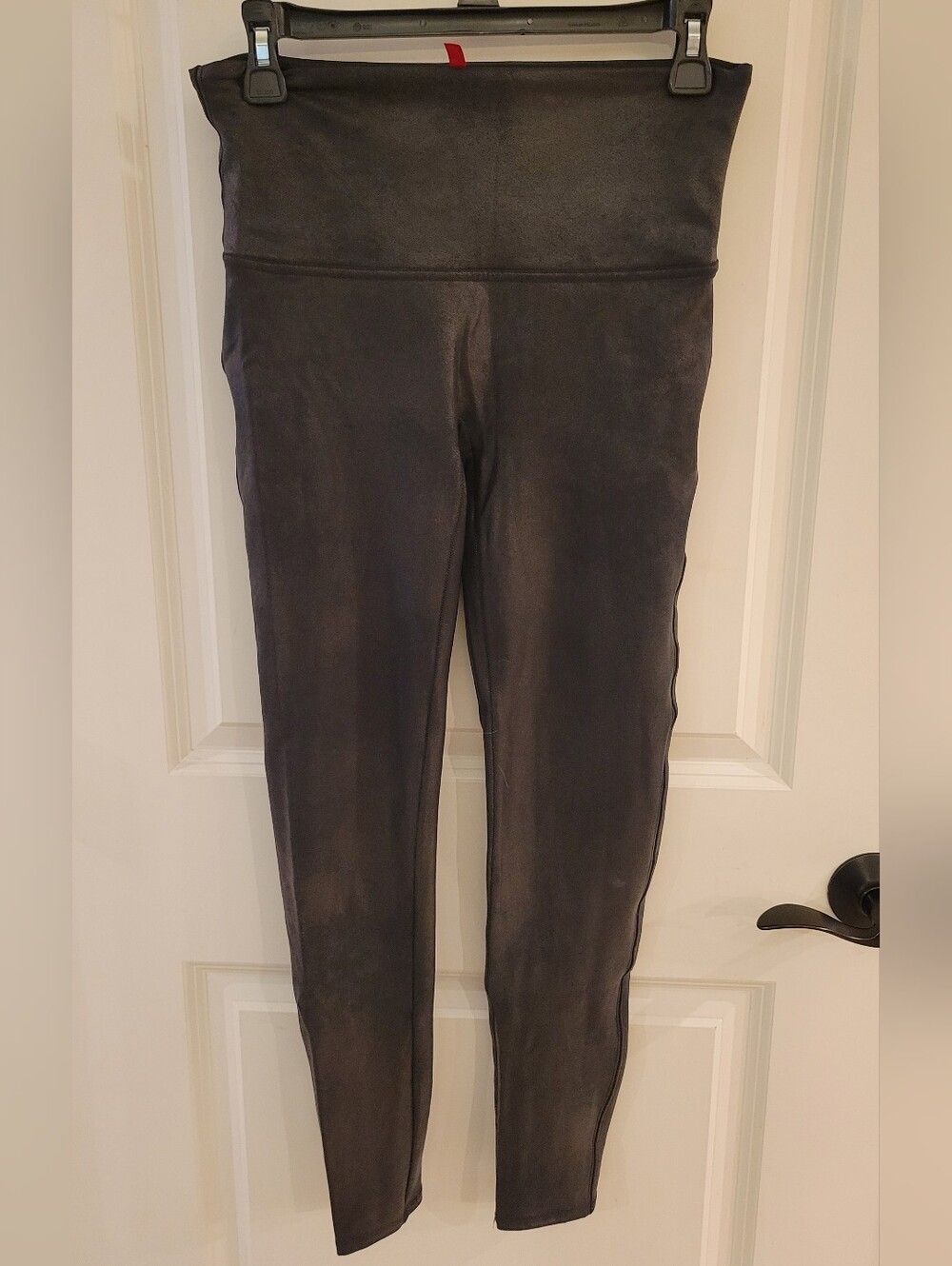 SPANX Faux Leather Leggings Size Large
